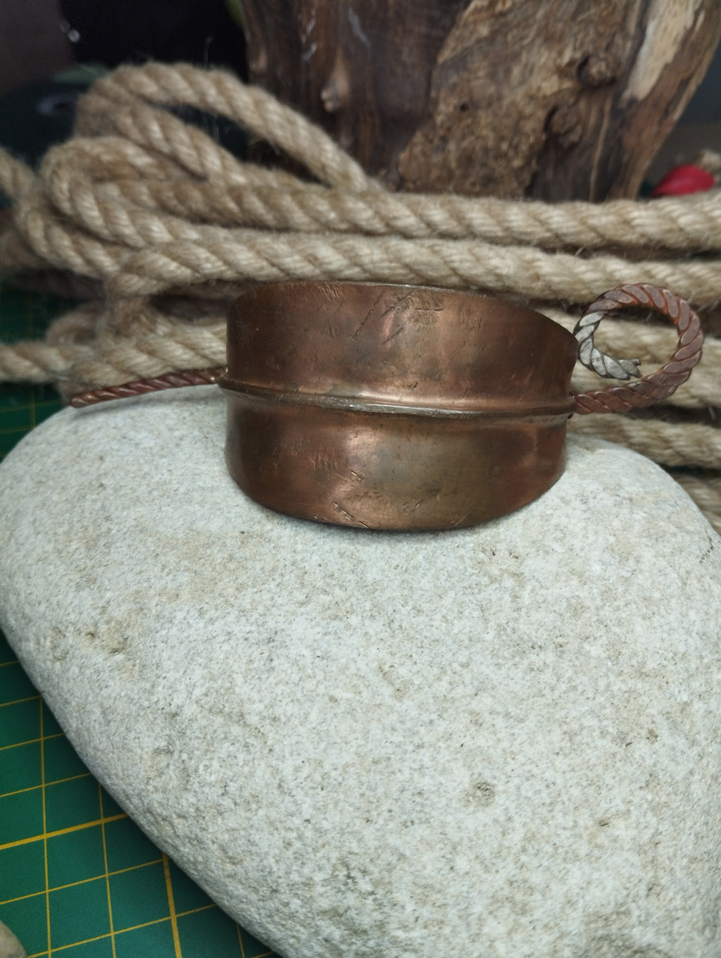 Attache rideau en cuivre