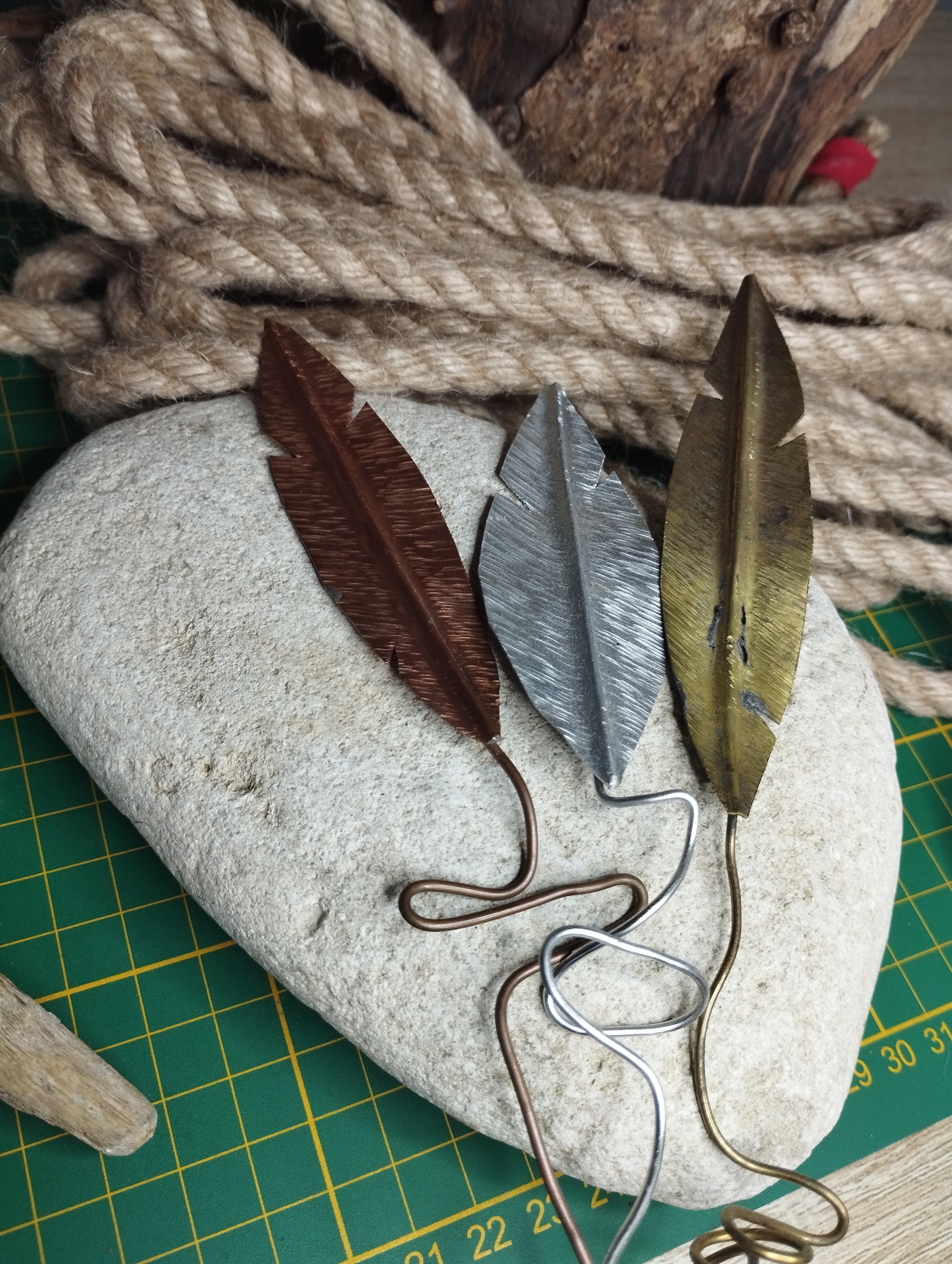 Assortiment de 3 plume