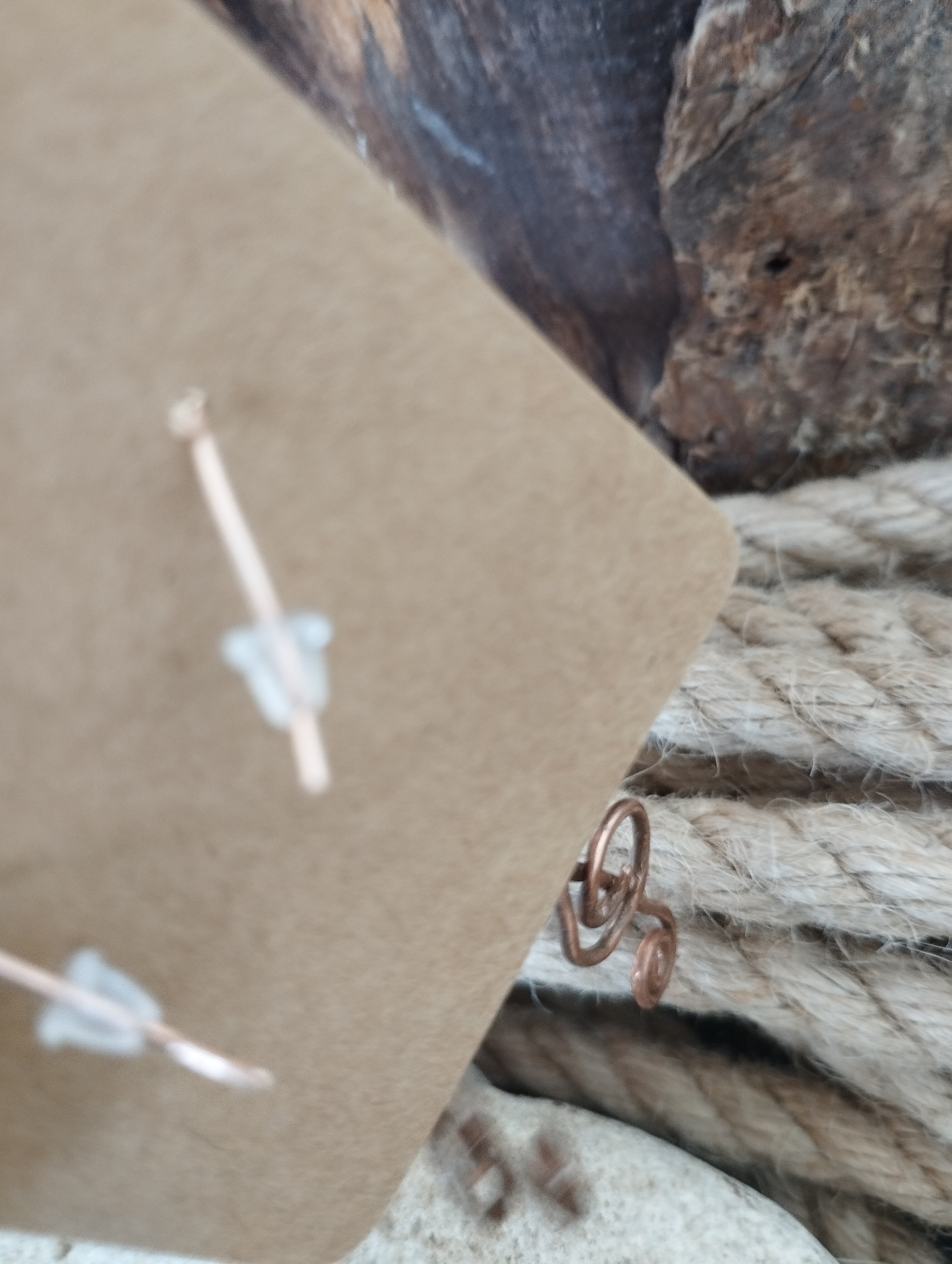 Boucles d'oreilles en cuivre