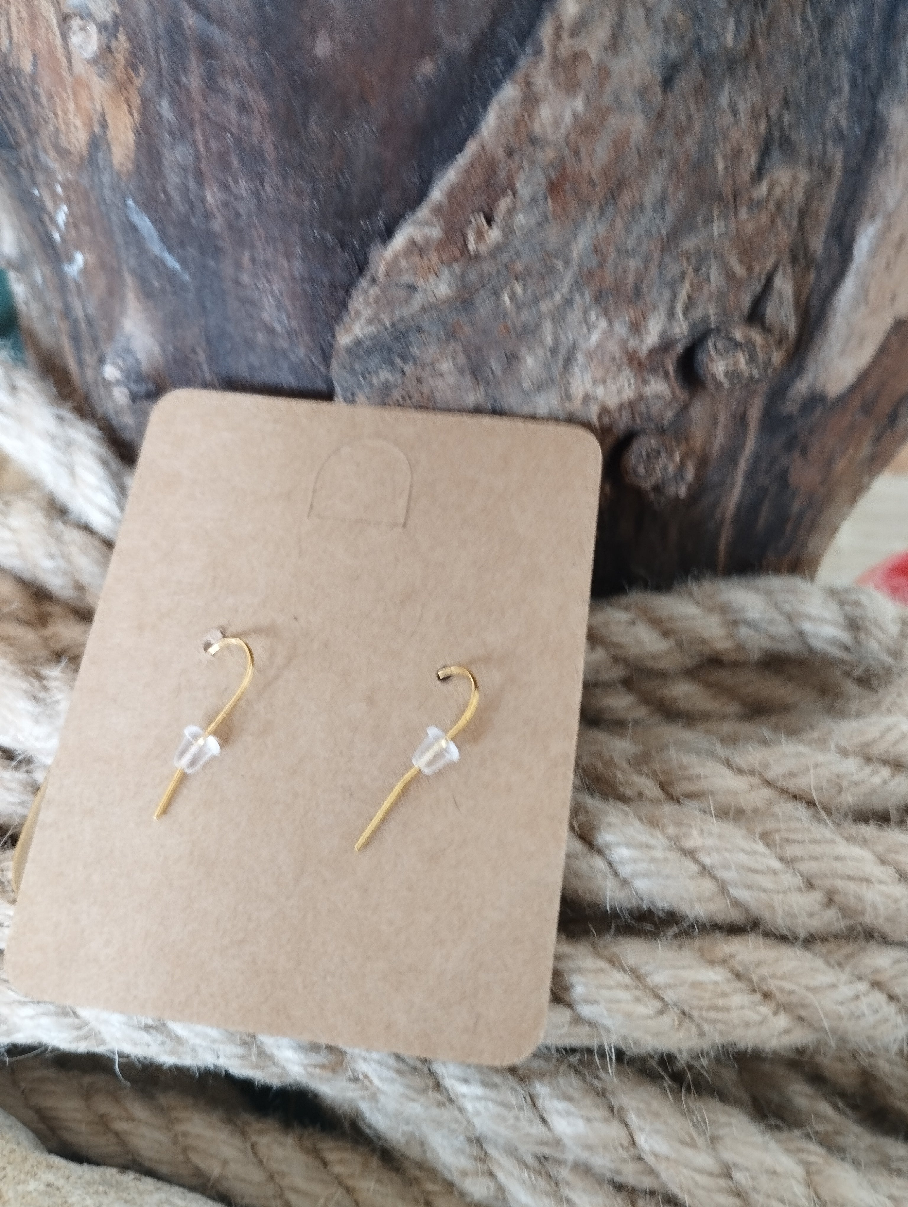 Boucles d'oreilles en laiton
