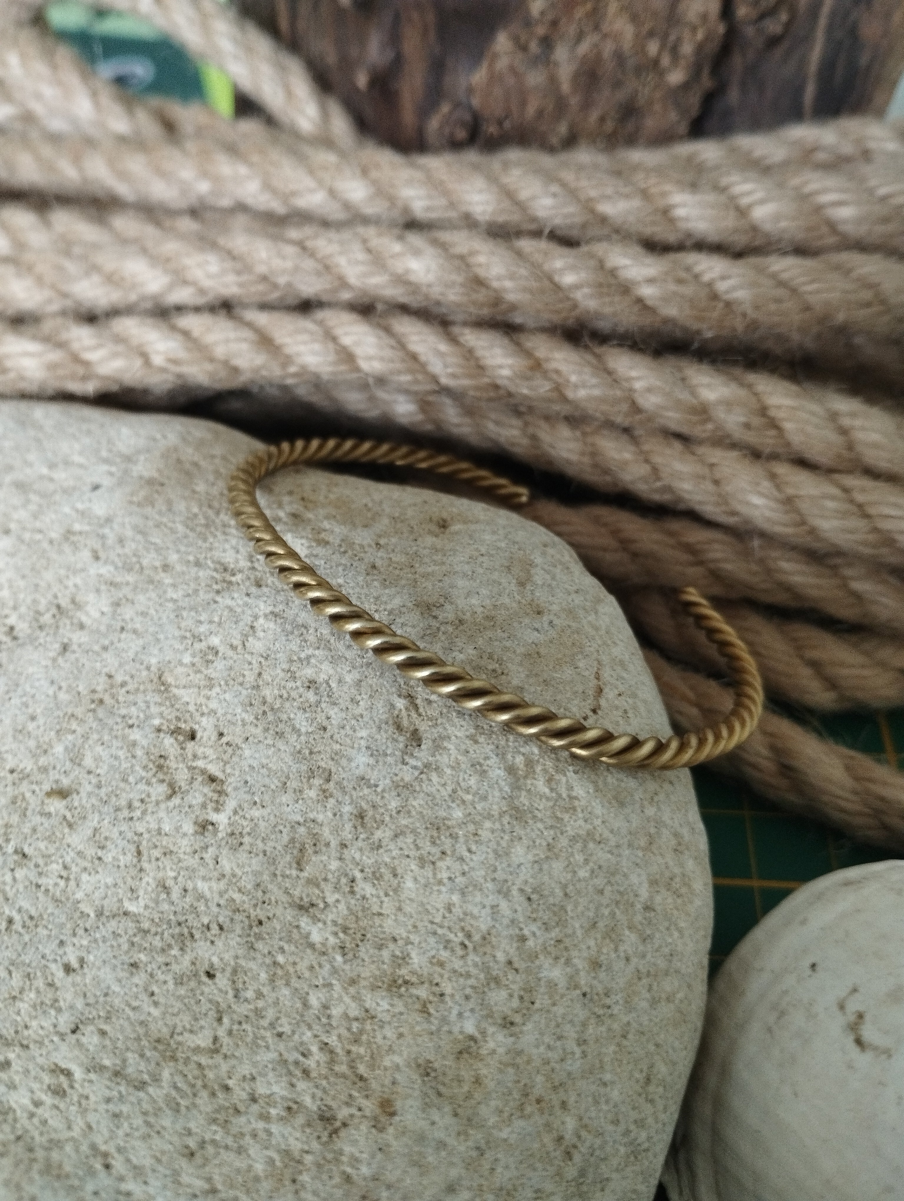 Bracelet laiton fabrication artisanale