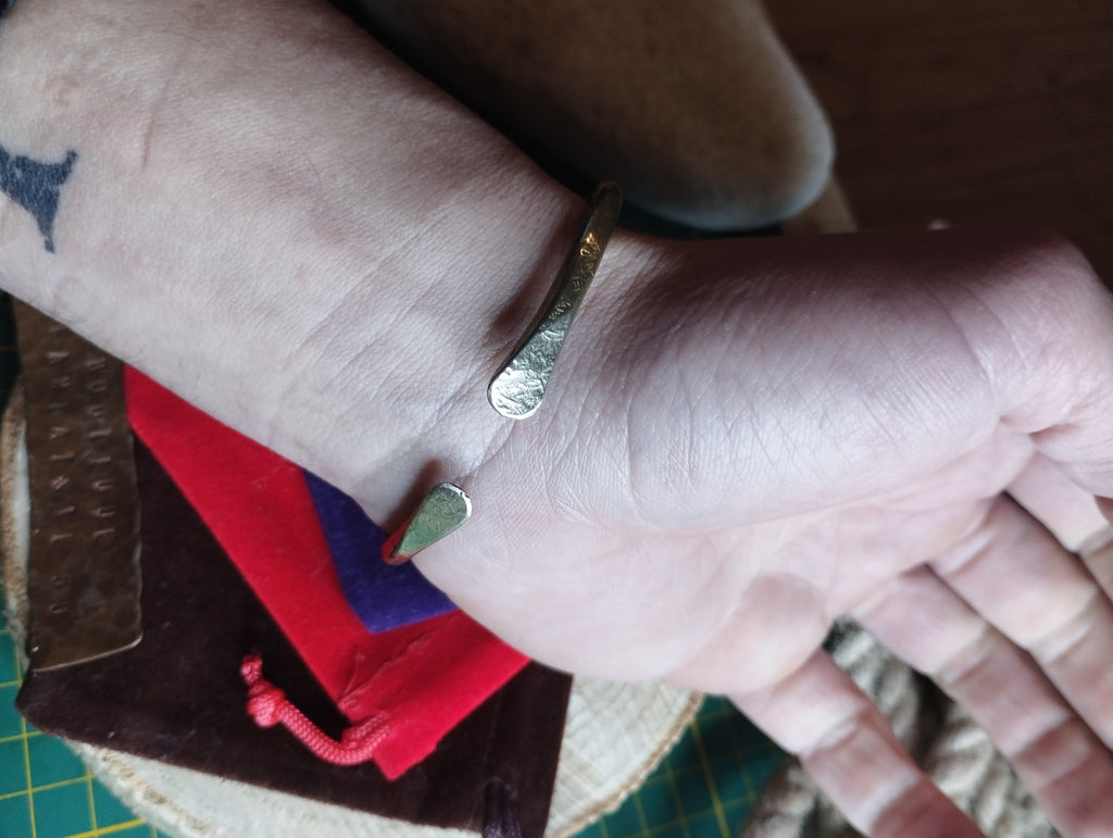 Bracelet laiton forgé