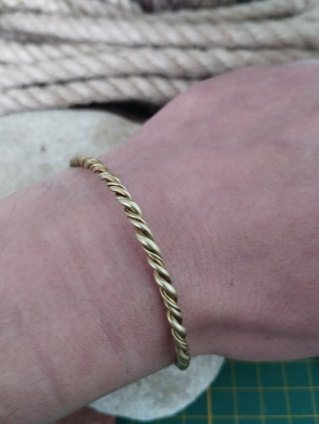 Bracelet laiton fabrication artisanale