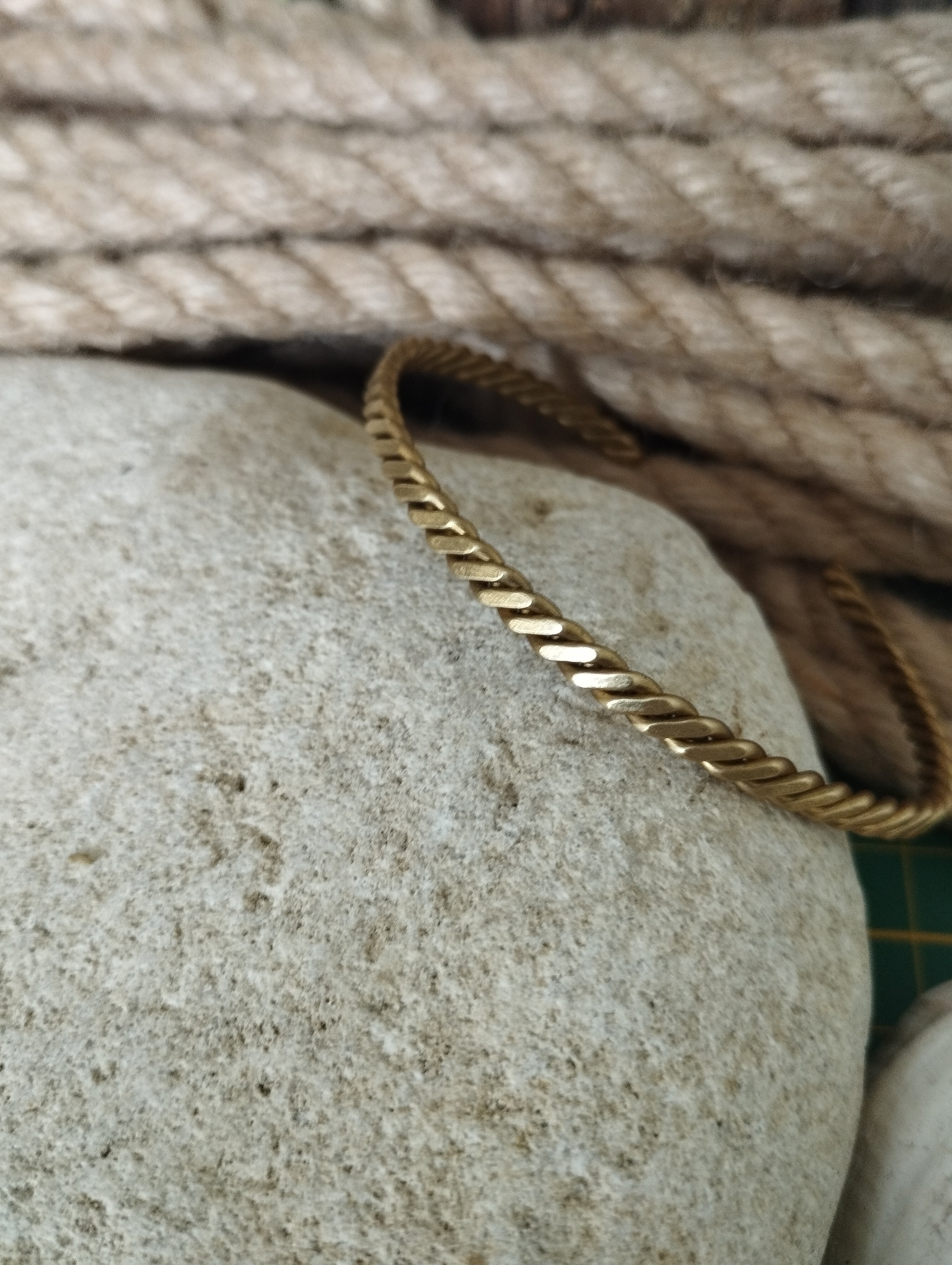 Bracelet laiton fabrication artisanale