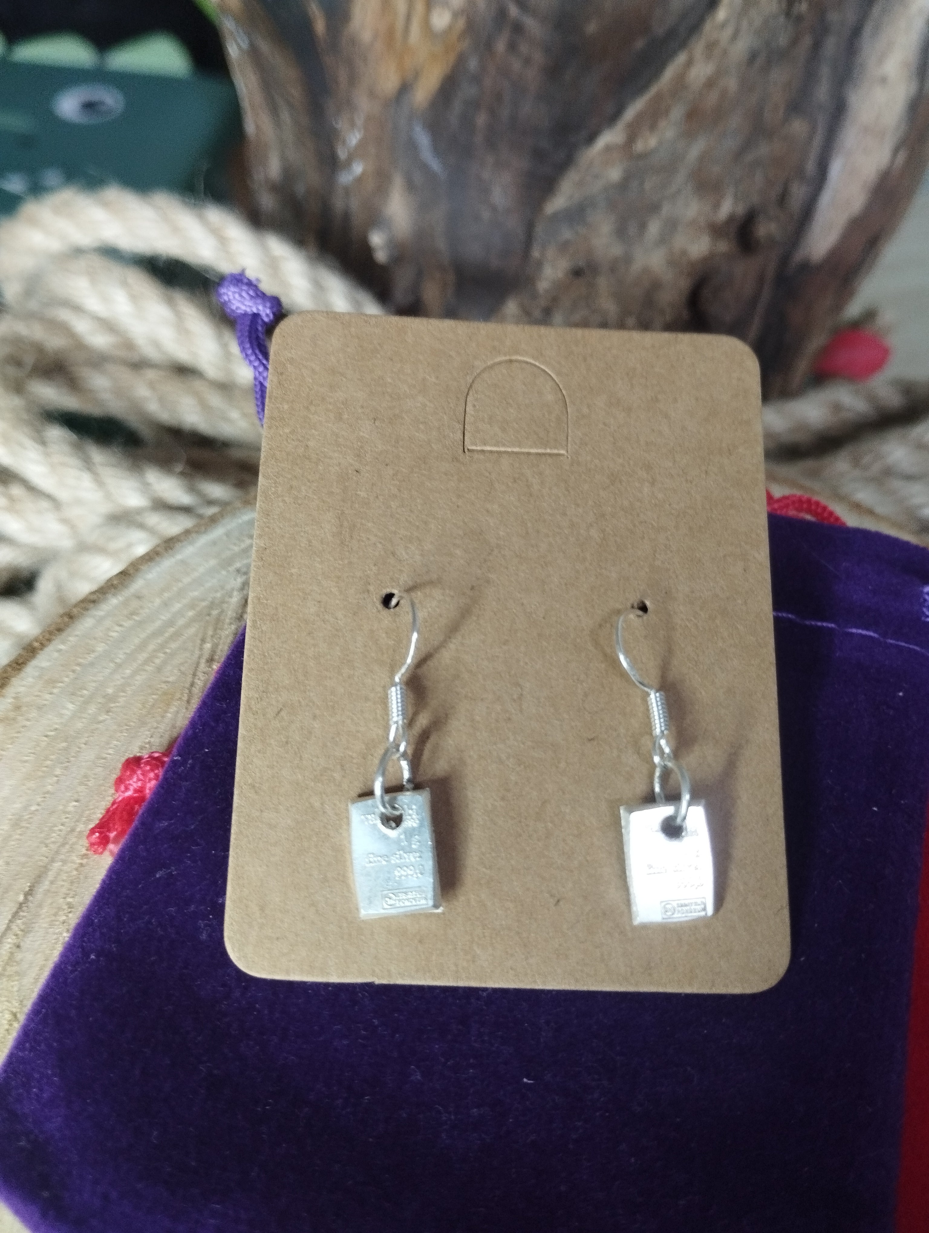Boucles d'oreilles en argent