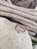 Bague cuivre fabrication artisanale
