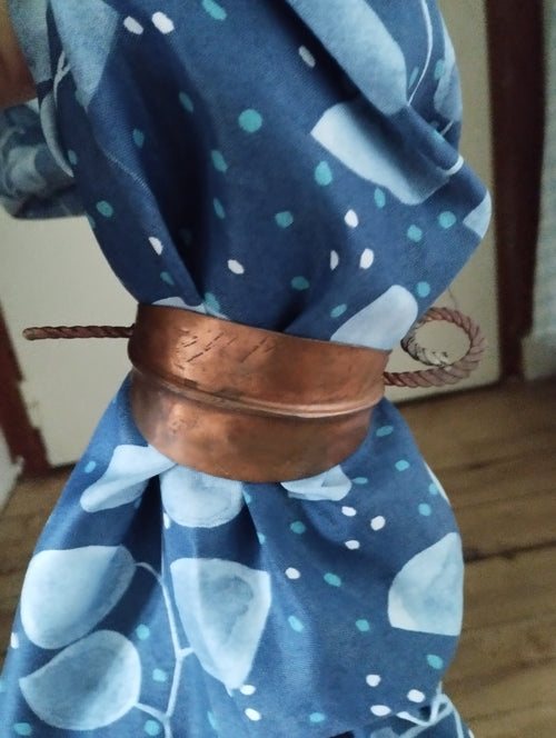 Attache rideau en cuivre