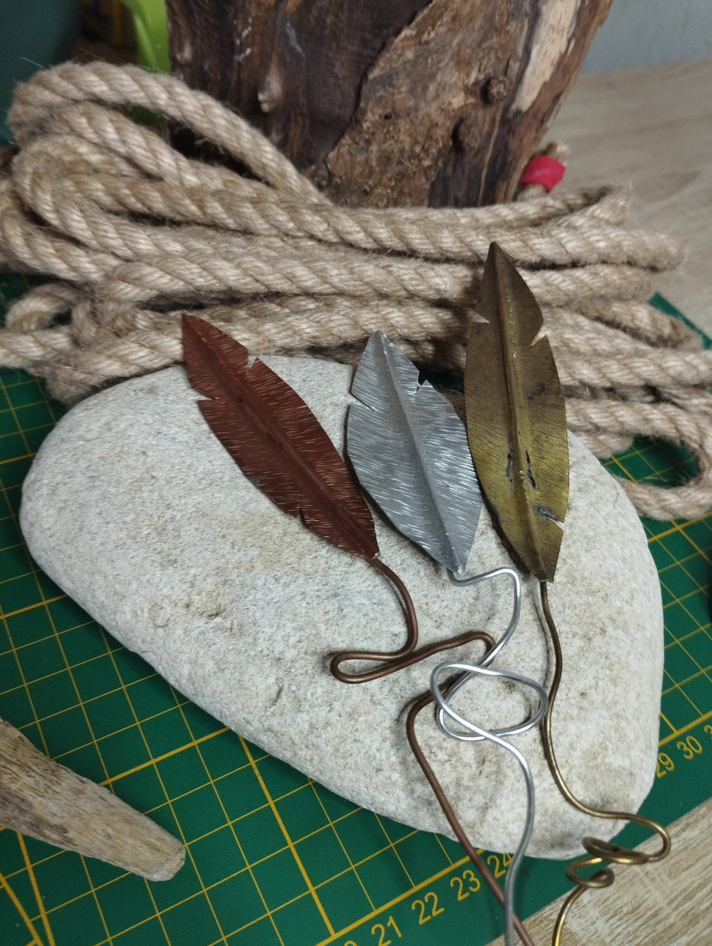 Assortiment de 3 plume