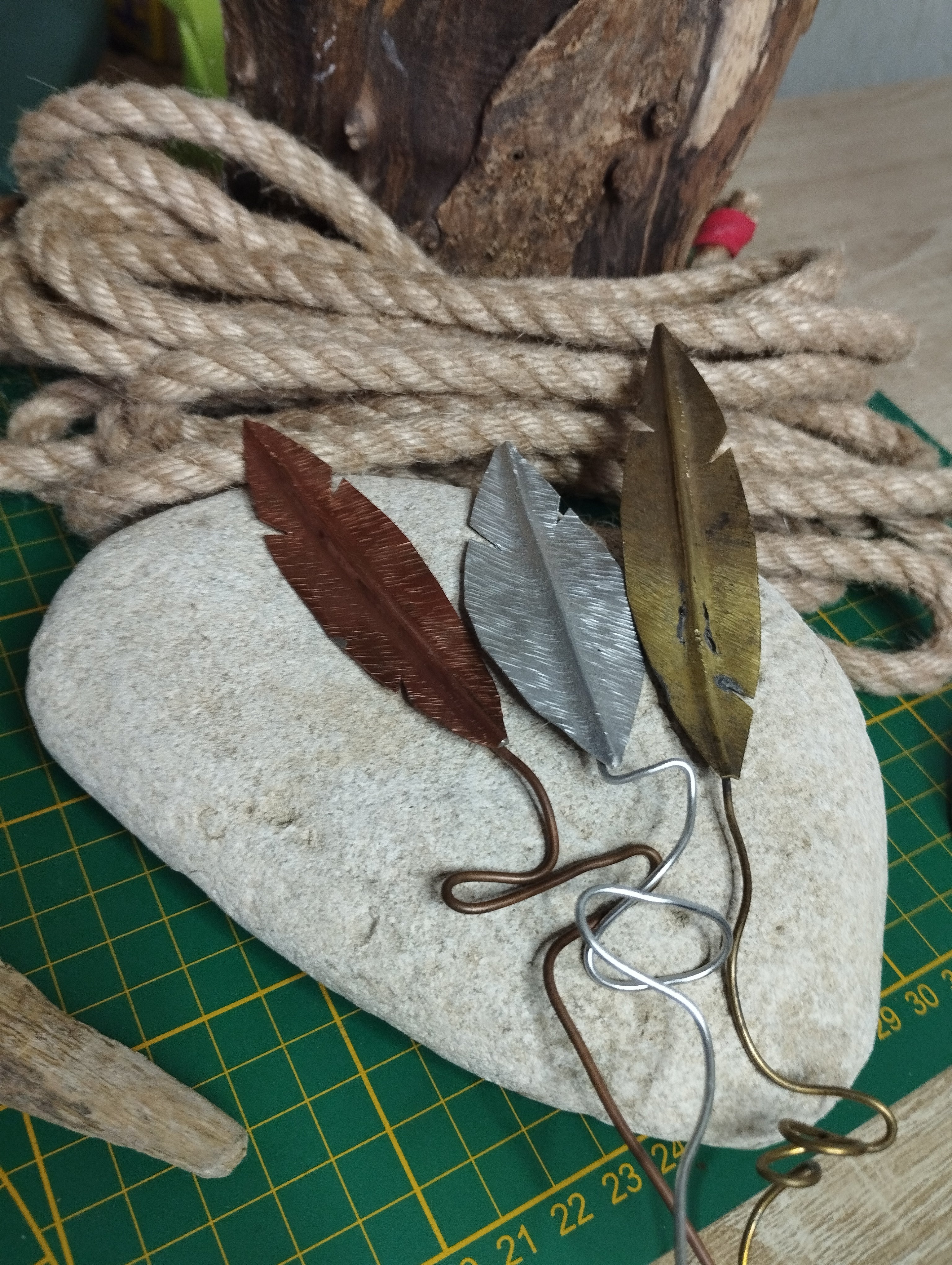 Assortiment de 3 plume