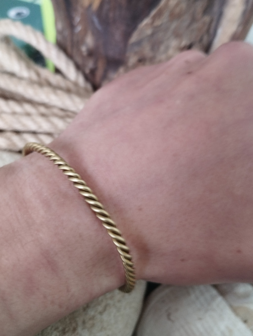 Bracelet laiton fabrication artisanale